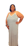 Fun Stripes Tank Maxi Dress