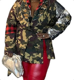 Camo Sequin Jacket