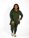 Warm & Comfy Crew Neck Set Plus